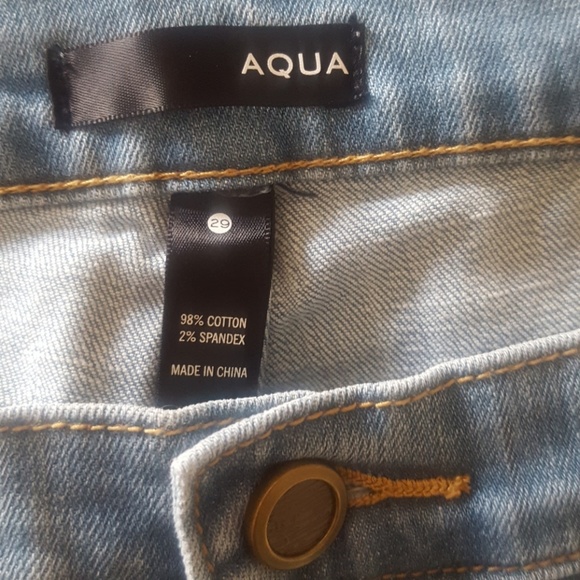 Aqua | Embroidered Floral Jeans | 29 - Picture 7 of 8